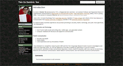 Desktop Screenshot of dominicyeo.net